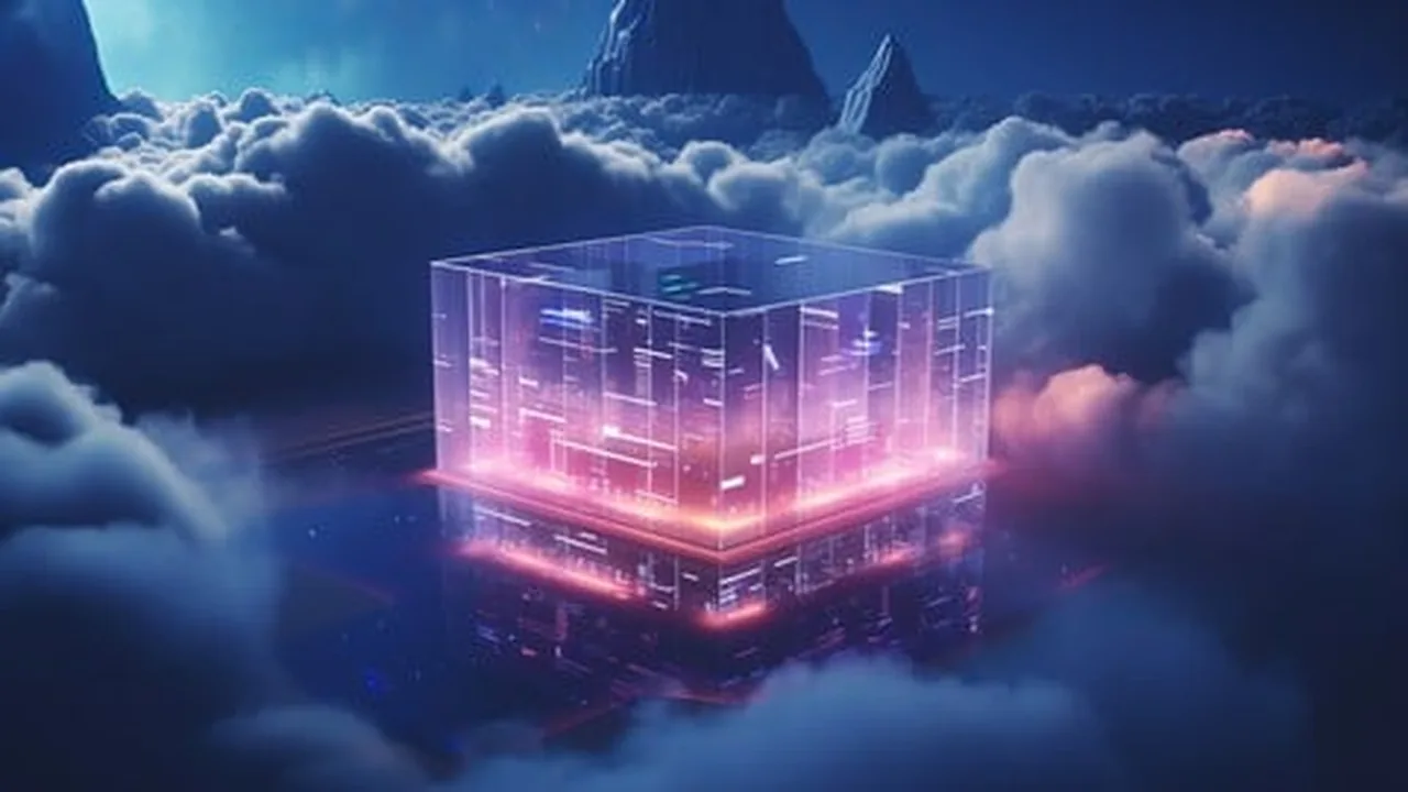 Cloud server artwork from the UE5 Dedicated Servers with AWS and GameLift course